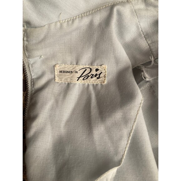 Alix of Miami Dress Vintage 60s Pan-am Travelers Blue Shirtwaist Size Small - Picture 7 of 9